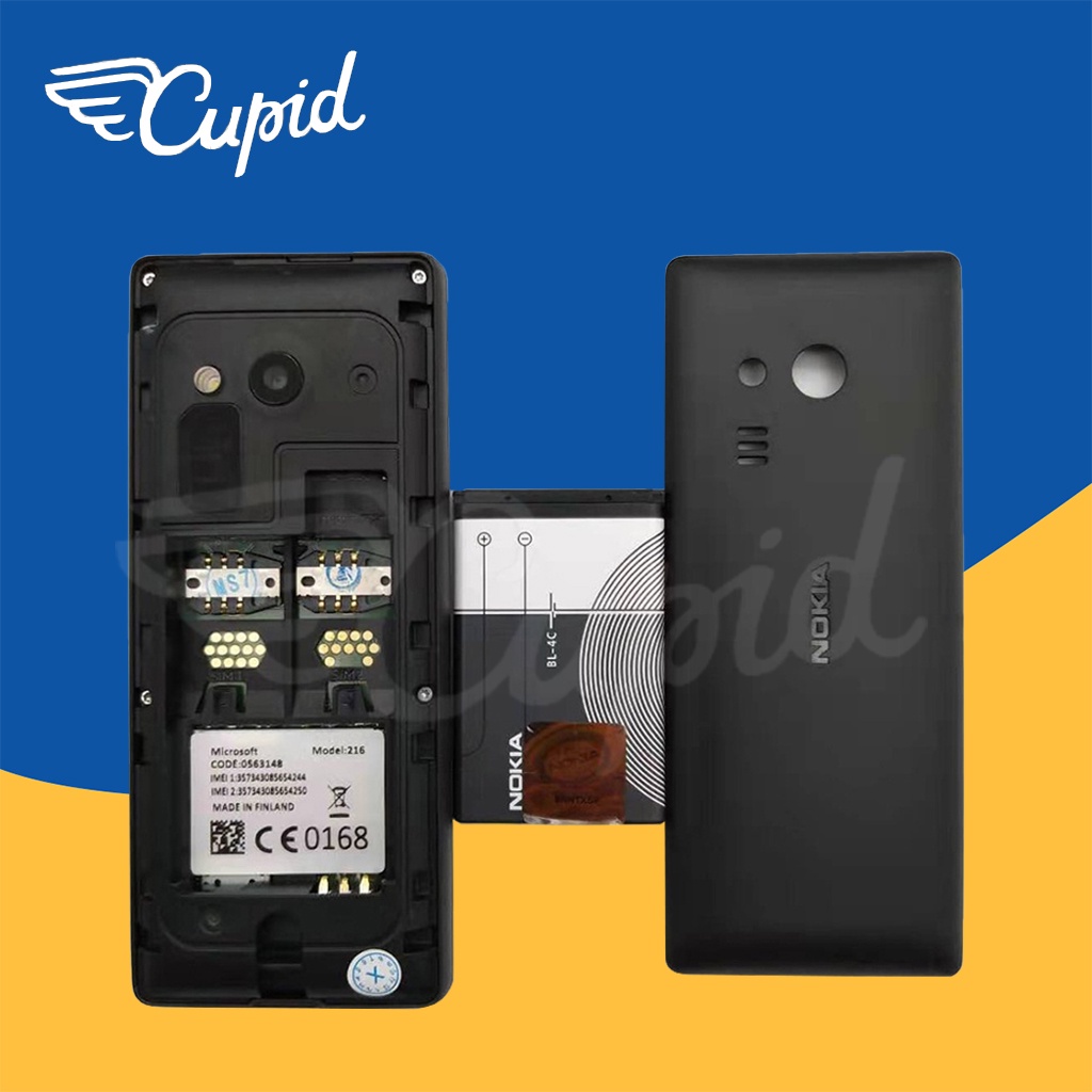 CUPID Nokia 216 Mobile Phone dual SIM HP murah jadul Garansi Toko