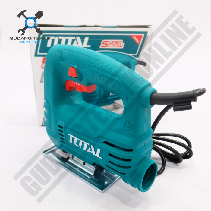 Mesin Jigsaw Electric 400Watt TS2045565 TOTAL / Gergaji Kayu Jigsaw Mesin Gergaji Listrik Jigsaw 400 Watt TS 2045565 TOTAL