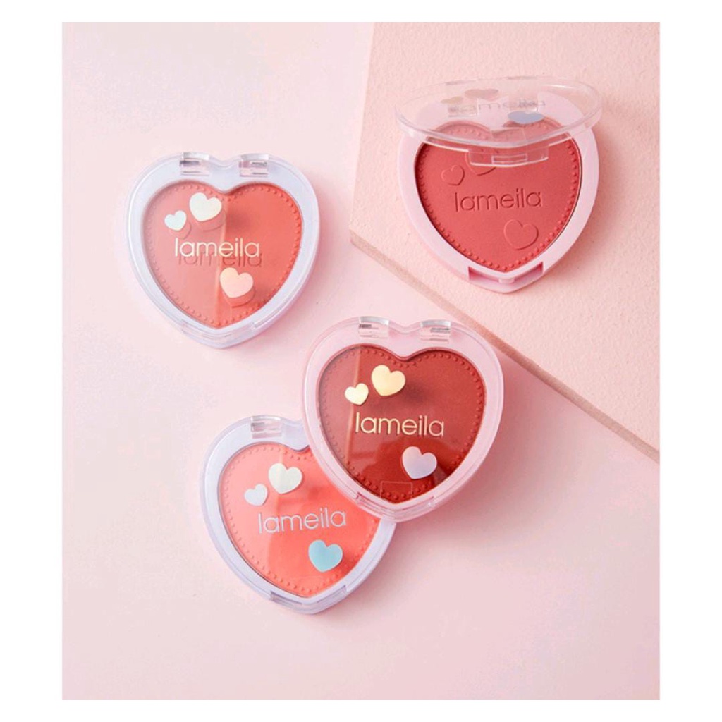 LAMEILA Blush On 4 Colours LOVE PALLETE BLUSHER