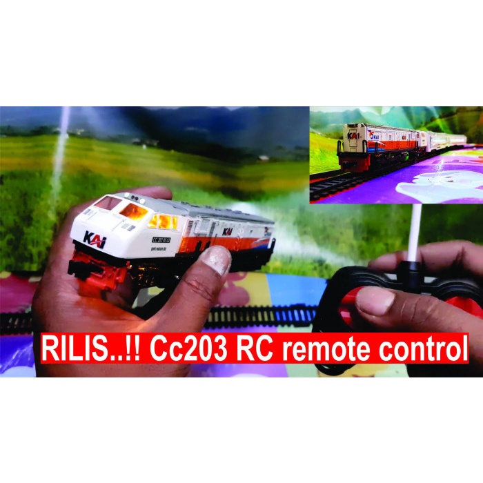 Miniatur CC206 skala HO 1/87 mesin railking 2 motor by mang irin
