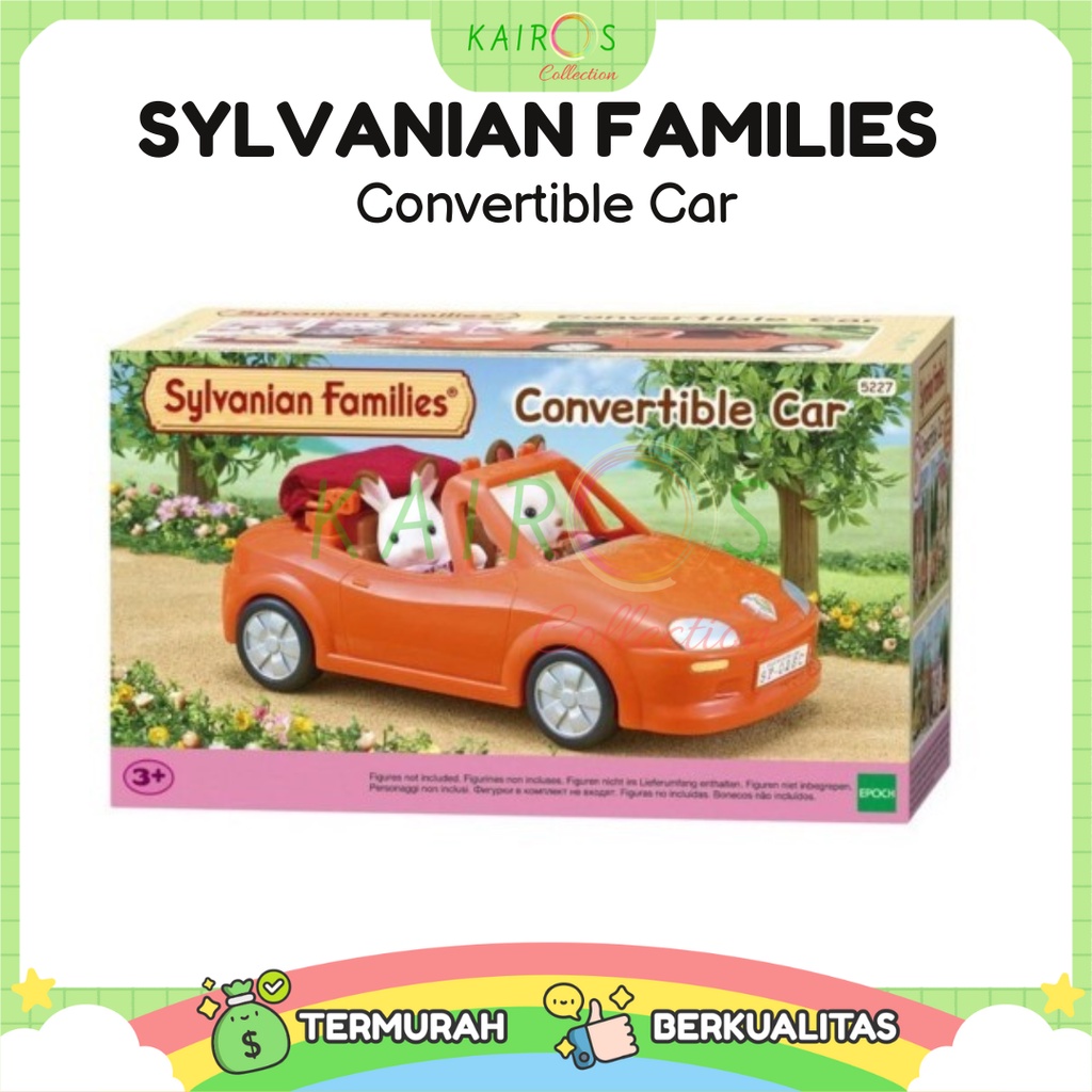 Mainan Koleksi Sylvanian Families Convertible Car