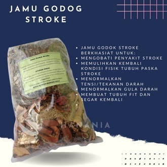 Jamu Godog Stroke Obat Tradisional. Khasiat Herbal Alami