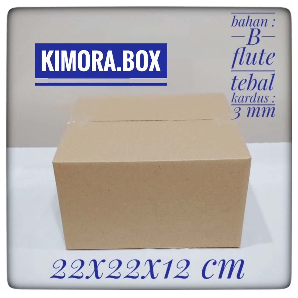 

Kardus karton uk. 22x22x12 cm Kotak Box ST (SHEET) SINGLE WALL