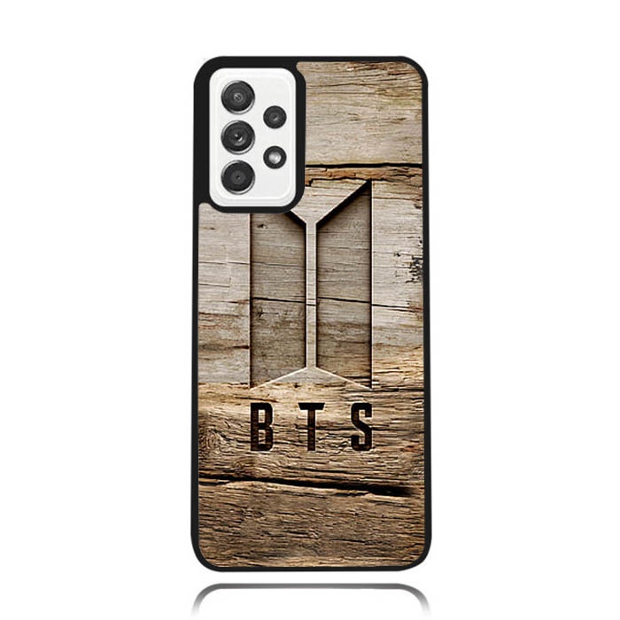 Casing Case Samsung Galaxy A33 A53 A73 A32 A52 A72 4G 5G BTS wooden D178