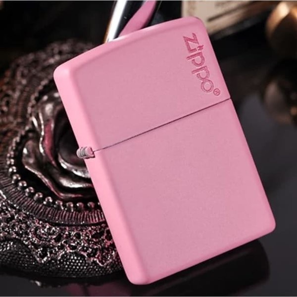 Korek Api Zippo Matte Pink Grade Ori