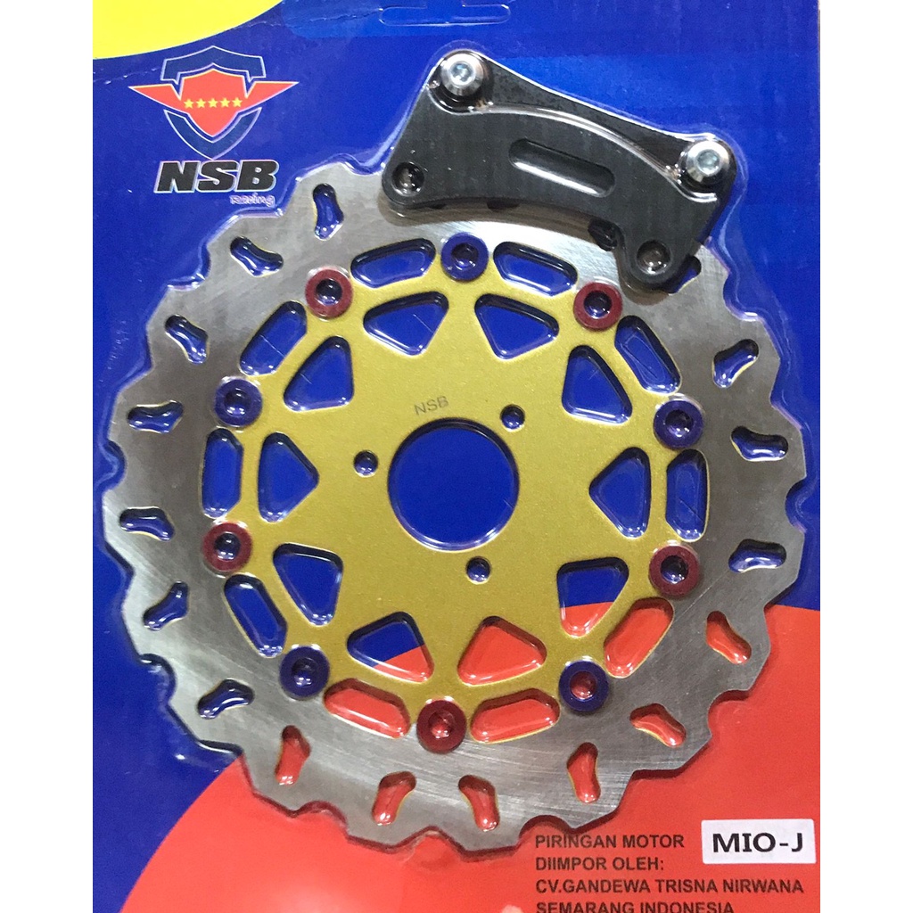 piringan besar FINO MIOJ MIOM3 MIOZ XRIDE 125 SOULGT MIOGT LUBANG 3 UKURAN BESAR 260MM PLUS BREKET