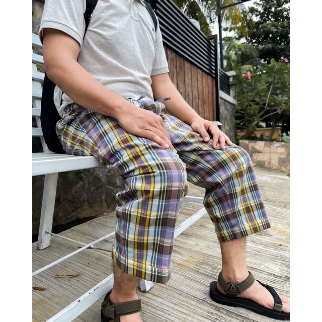 Plaid Pants Yellow By Ryms