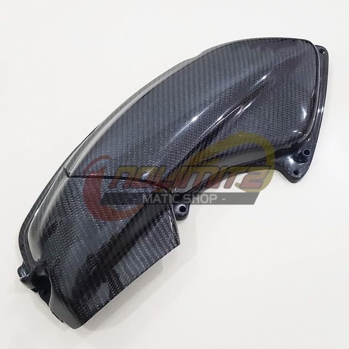 Cover Tutup Air Filter Udara Carbon Kevlar Parts Ori Yamaha NMAX OLD