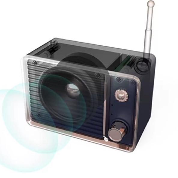 Menarik SPEAKER RETRO VINTAGE NOSTALGIA CLASSIC style BLUETOOTH PORTABLE WIRELESS MINI Model Radio D