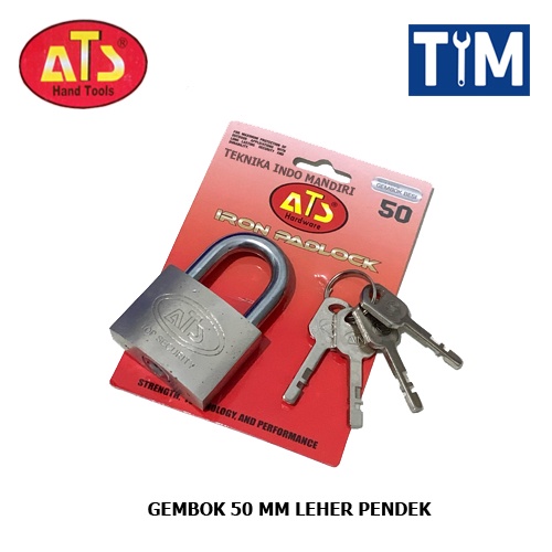 ATS Gembok 50 MM Leher Pendek / Padlock Short 50 MM / Kunci Gembok 50 MM