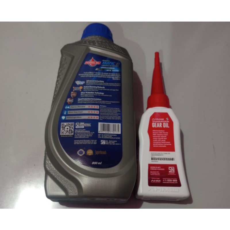 Paket Oli Federal Matic 30 SYNTHETIC TECHNOLOGY 800ml