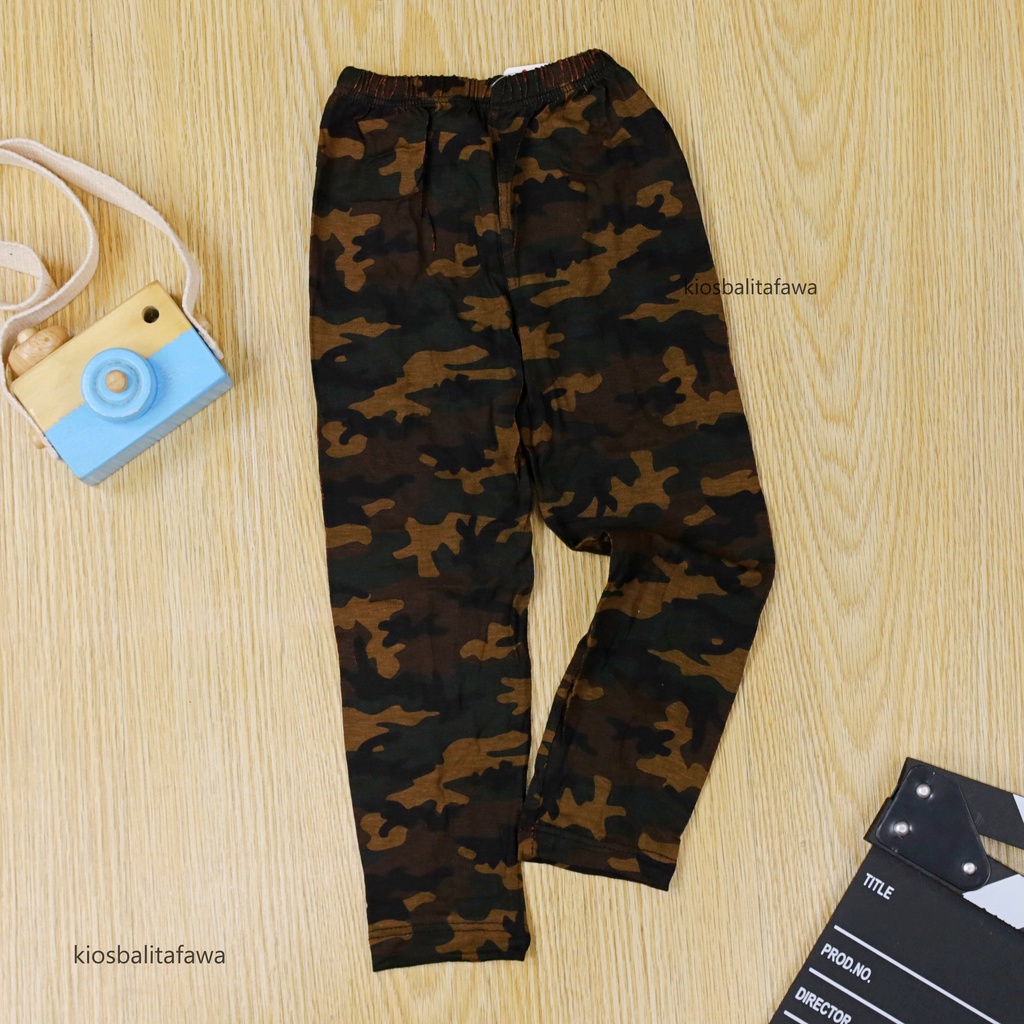 ARMY Pants uk 1-2 tahun / Celana Panjang ABRI Anak Laki Perempuan Bawahan Legging Leging Adem Murah