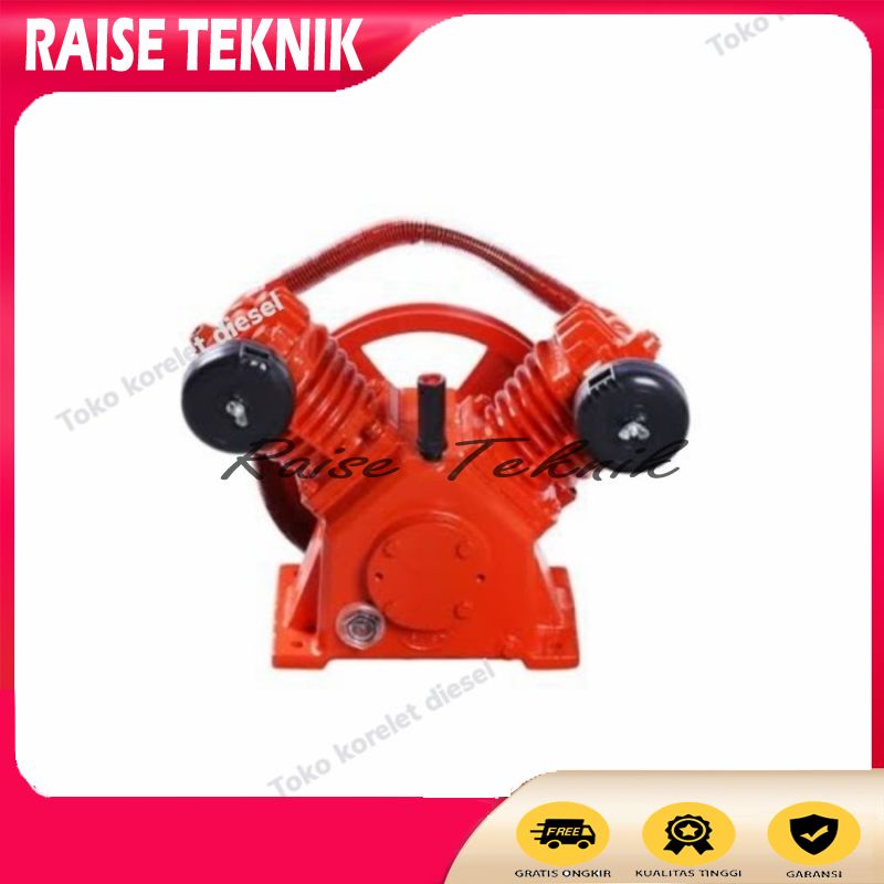 KEPALA KOMPRESOR 1HP SHARK BARE KOMPRESOR SHARK 1HP