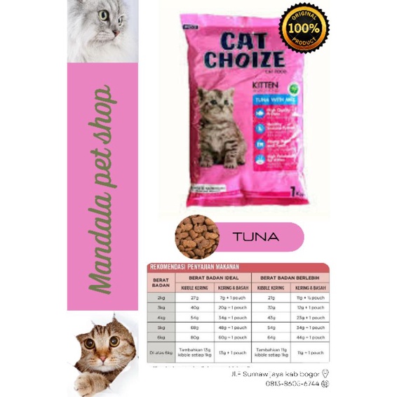 cat choice kiiten tuna 1kg