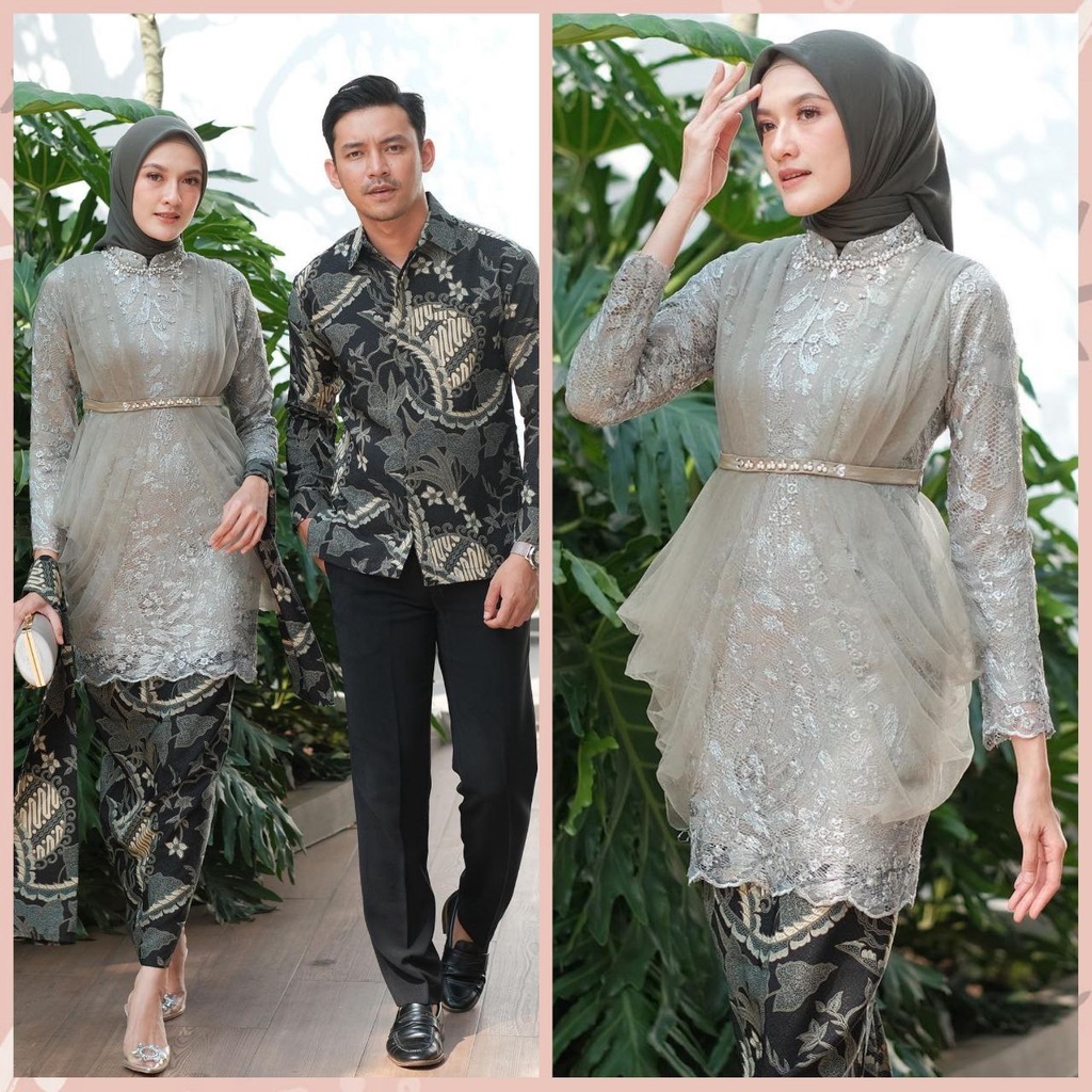 Jual New Arrival Ada Jumbo Kebaya Sage Green Set Kebaya Couple