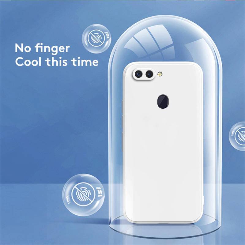 Original Case Untuk Kamera OPPO R15 Pro R15X Melindungi Persegi Silikon Cair Lembut Mewah Ultra Tipis Shockproof Cover