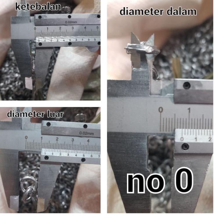 RANTAI TIMAH JALA IKAN harga per kg Super tipis panjang 5 meter –PAR.10De22ᴷ