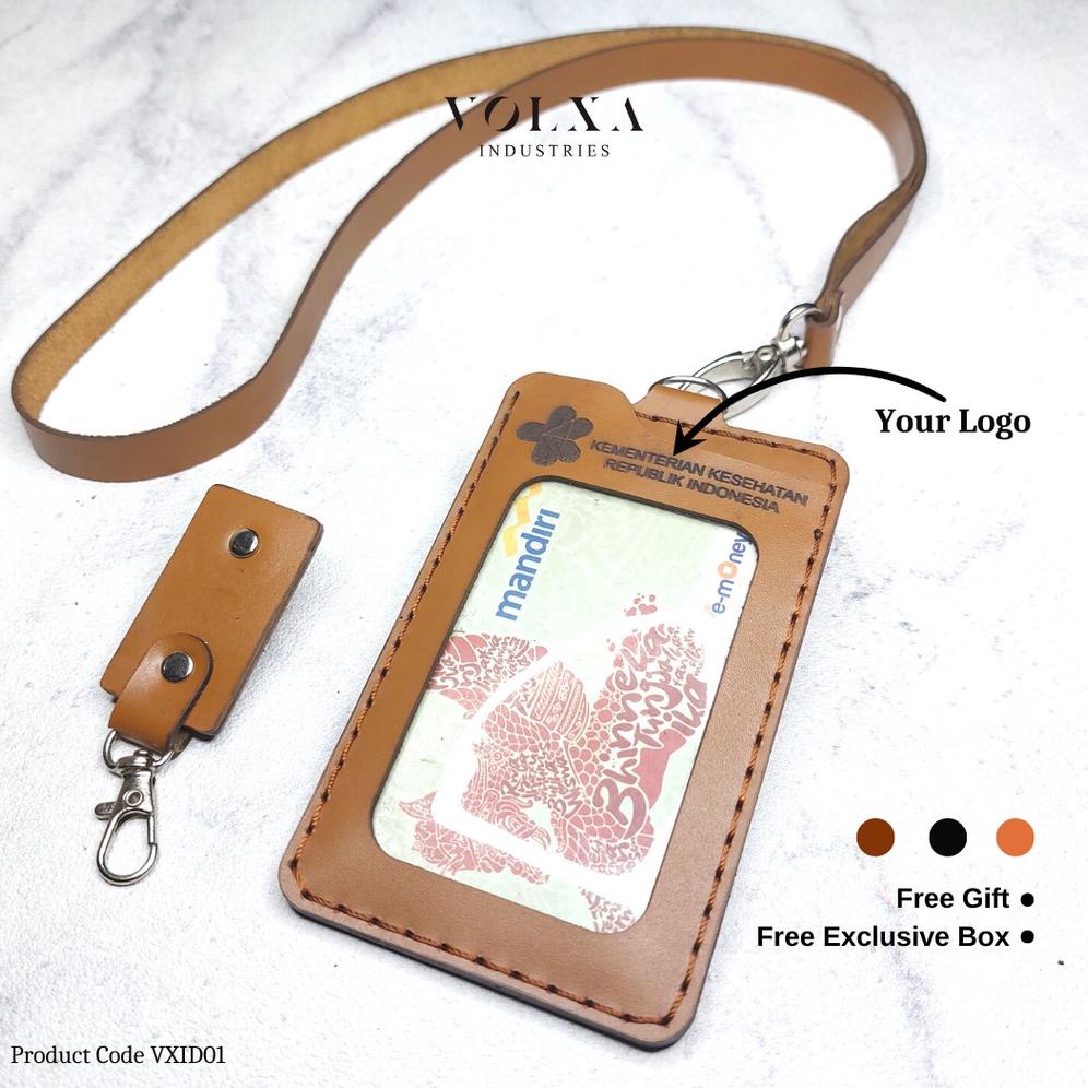 

VOLXA ID CARD KULIT NAME TAG KULIT ASLI TERLARISS...,,,,,