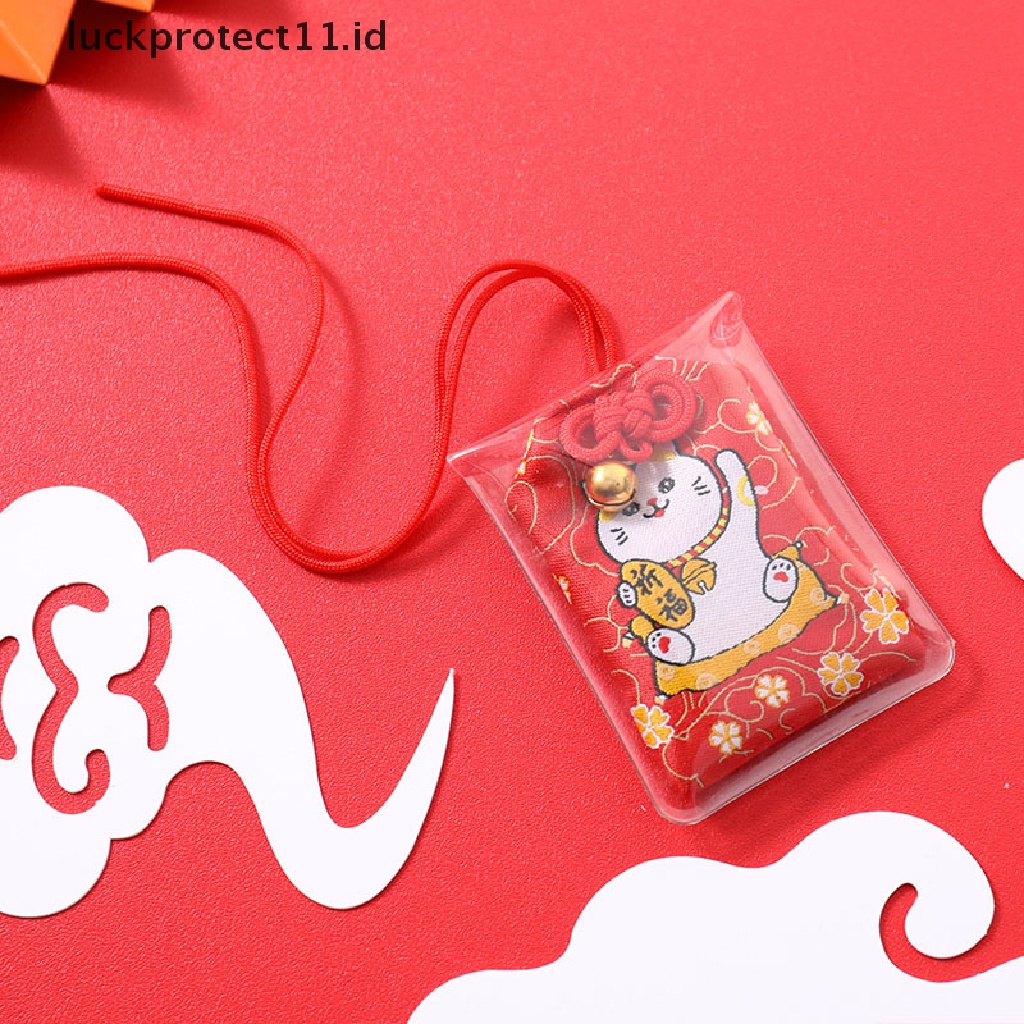 /Fashion Hot// Fashion// Omamori Rejeki Sukses WorkGod of Wealth Maneki Neko Acdemic Kid Gift Pendant.