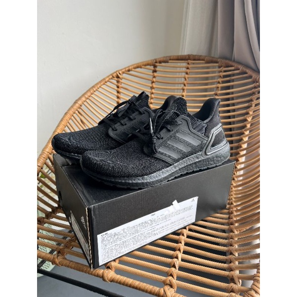 (CVLRS) Sepatu Adidas Ultraboost 20 Core Black - EG0691 BNIB
