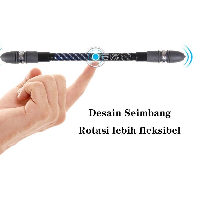 

(O-4.6㊛) 丨Warna Acak丨Pen Gel Berputar/Twirling Spinning Pen/Finger Playing Spinning Pen murah
