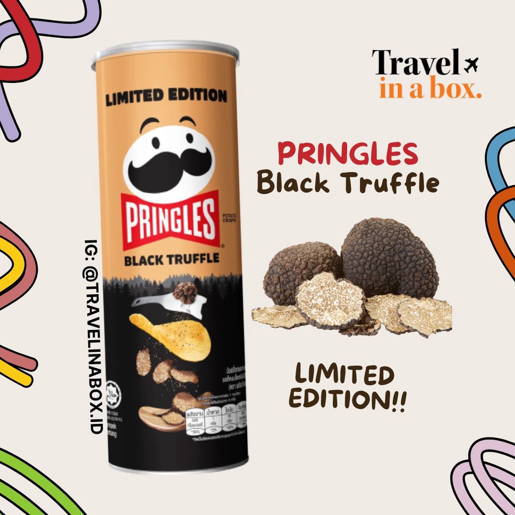 Jual PRINGLES BLACK TRUFFLE CHIPS Pringles Potato Chips Snack Import