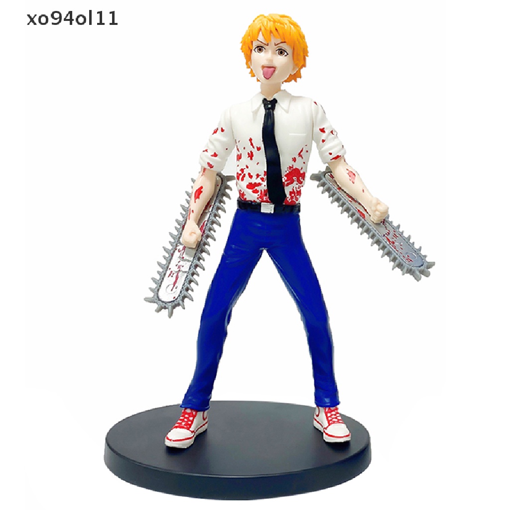 Xo Anime Chain Man Figure Pochita Boneka Versi Kartun Dekorasi Mobil Model PVC OL