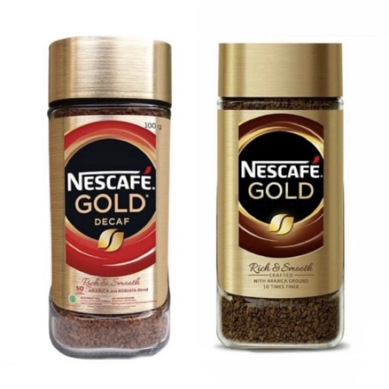 

NESCAFE GOLD Kopi Instan Kopi Hitam Jar 100gr / Nescafe / Gold / Rich / Aroma / & / Smooth / 100gr / Coffee / Kopi / Instan / Hitam