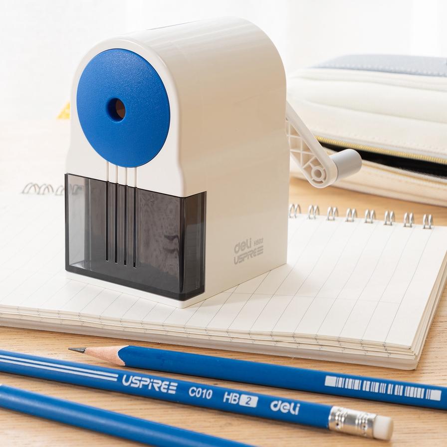 

■■■ Deli Sharpener / Rautan Pensil dengan Pengatur Ketajaman Warna Putih EH502