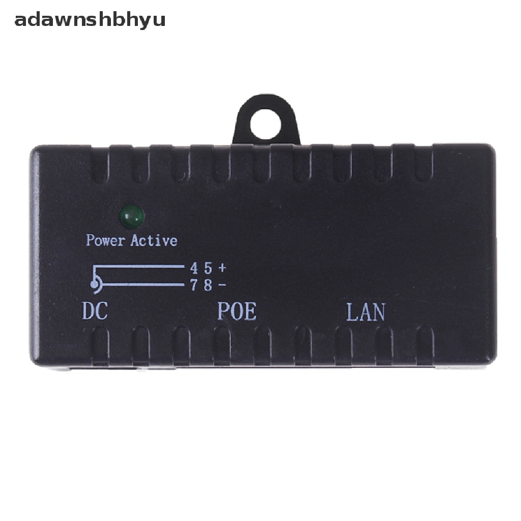 Adawnshbhyu Passive POE injector Untuk IP Camera VoIP Phone Netwrok AP device 12V - 48V ID