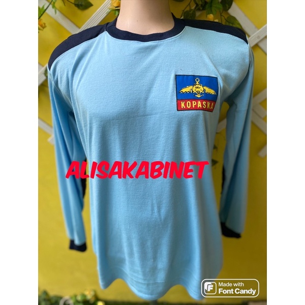 Kaos Lengan Panjang TNI AL Kopaska