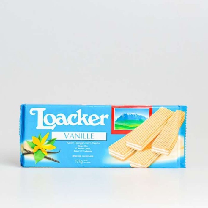 

Loacker vanilla wafer 175gr pak