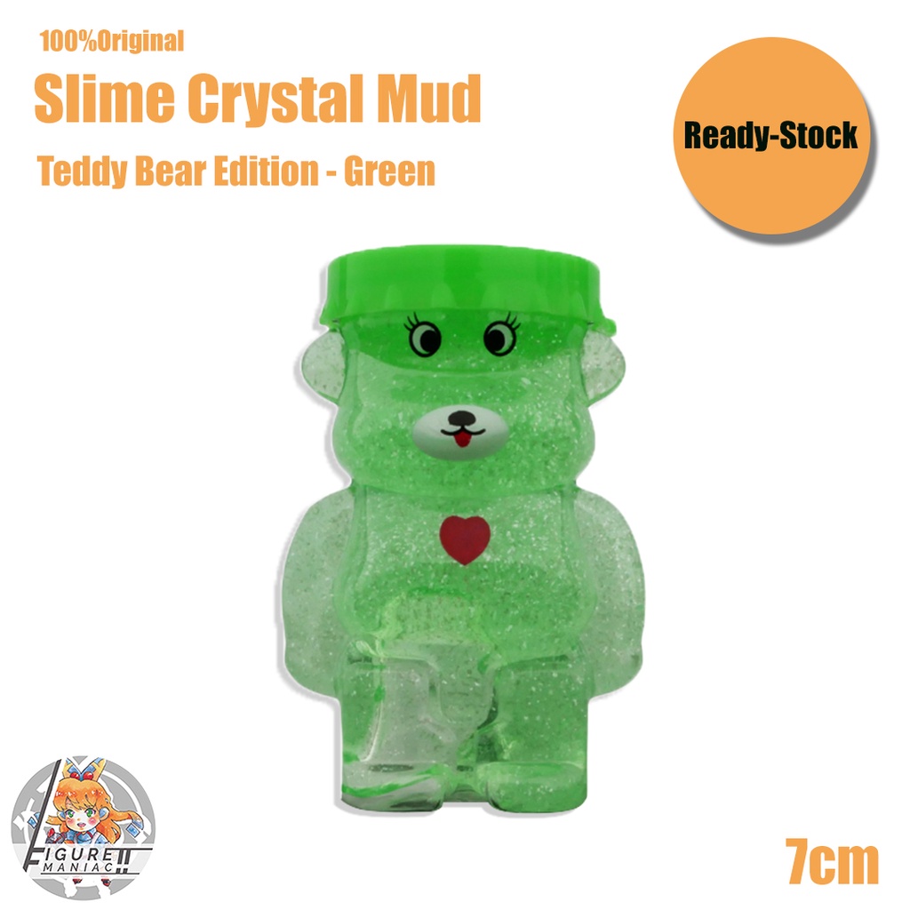 Mainan Anak - Slime TEDDY BEAR Edition Import Premium Slime Lucu Cute Slime Aman Crystal Mud Galaxy Mud