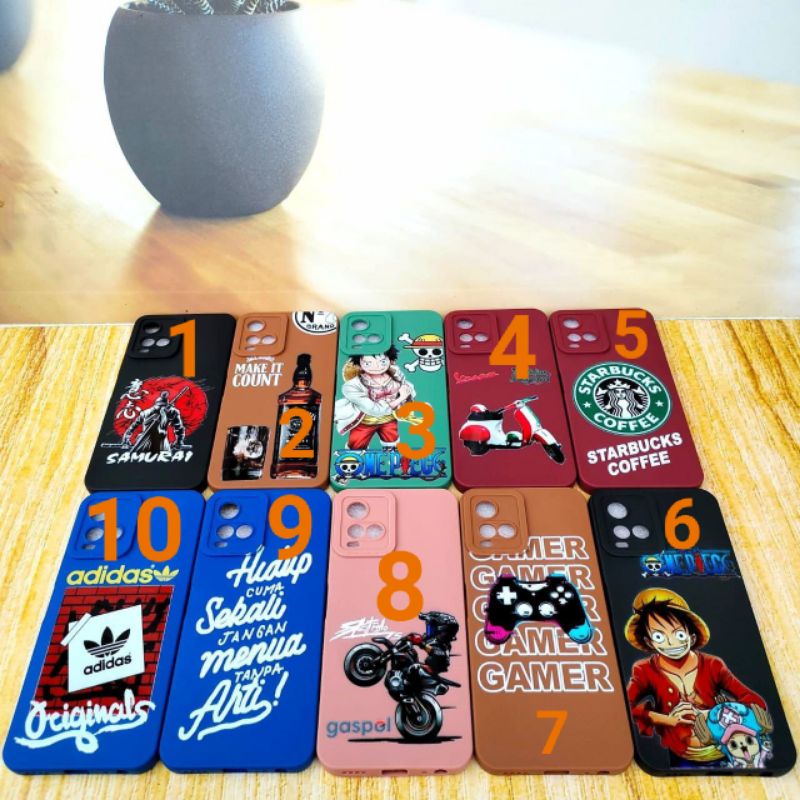 case Vivo Y35 Y16 Y22 Y91c Y1s Y91 Y93 Y95 Y12 Y15 Y17 Y20 Y20s Y12s soft case one piece