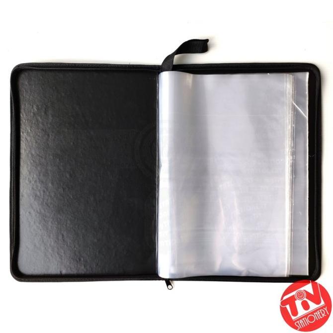 

MURAH Clear Holder Zipper Yushinca Document Keeper F4 / FC 40 Pockets