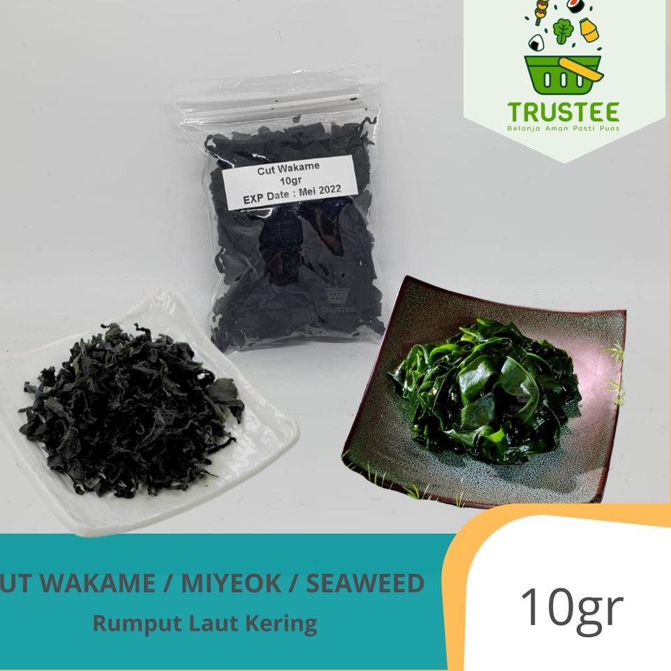 

❂ Cut Wakame Rumput laut kering / Dried Seaweed / Miyeok Myeok Miso soup 10gr ㅷ