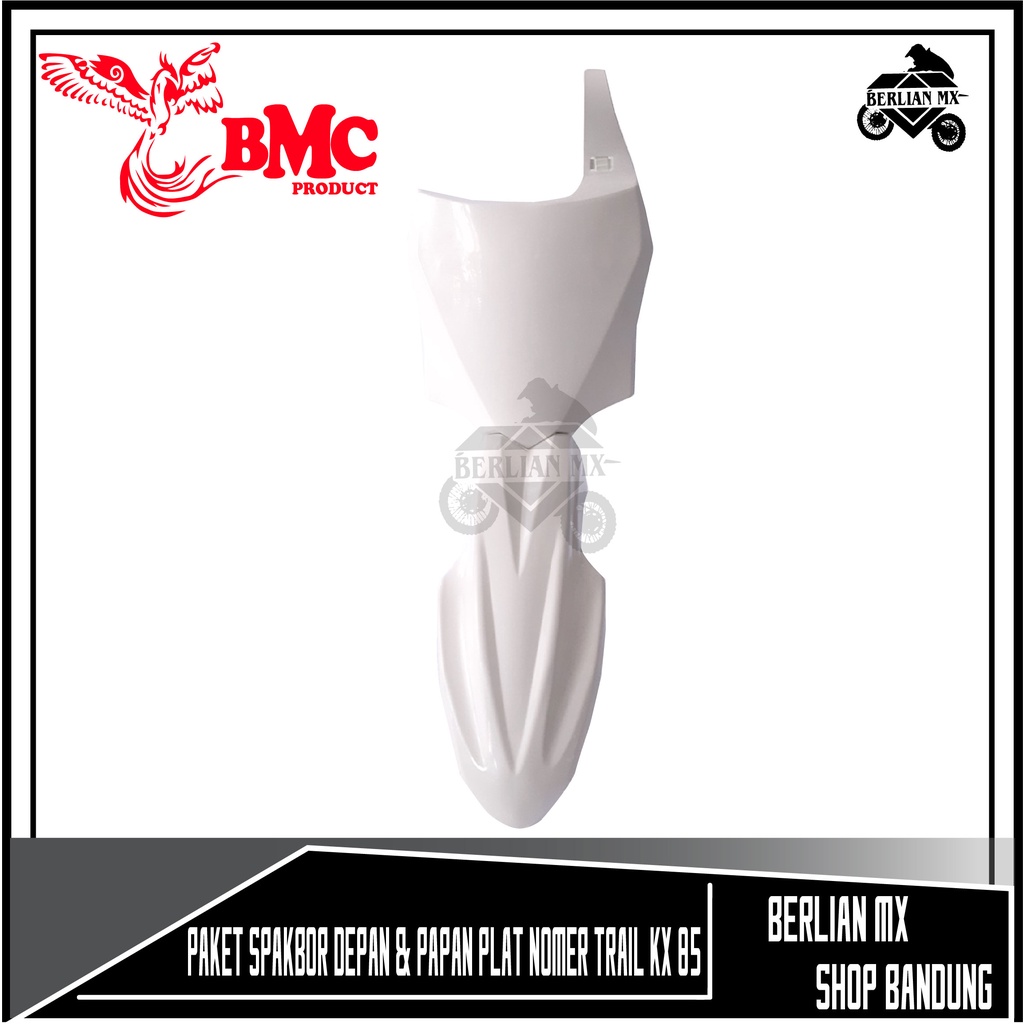 Spakbor Depan Dan Plat Nomer Trail  Kx 85