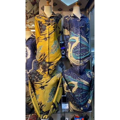 COUPLE KEMEJA TUNIK BATIK BAHAN DOBBY PREMIUM THAMRINCITY