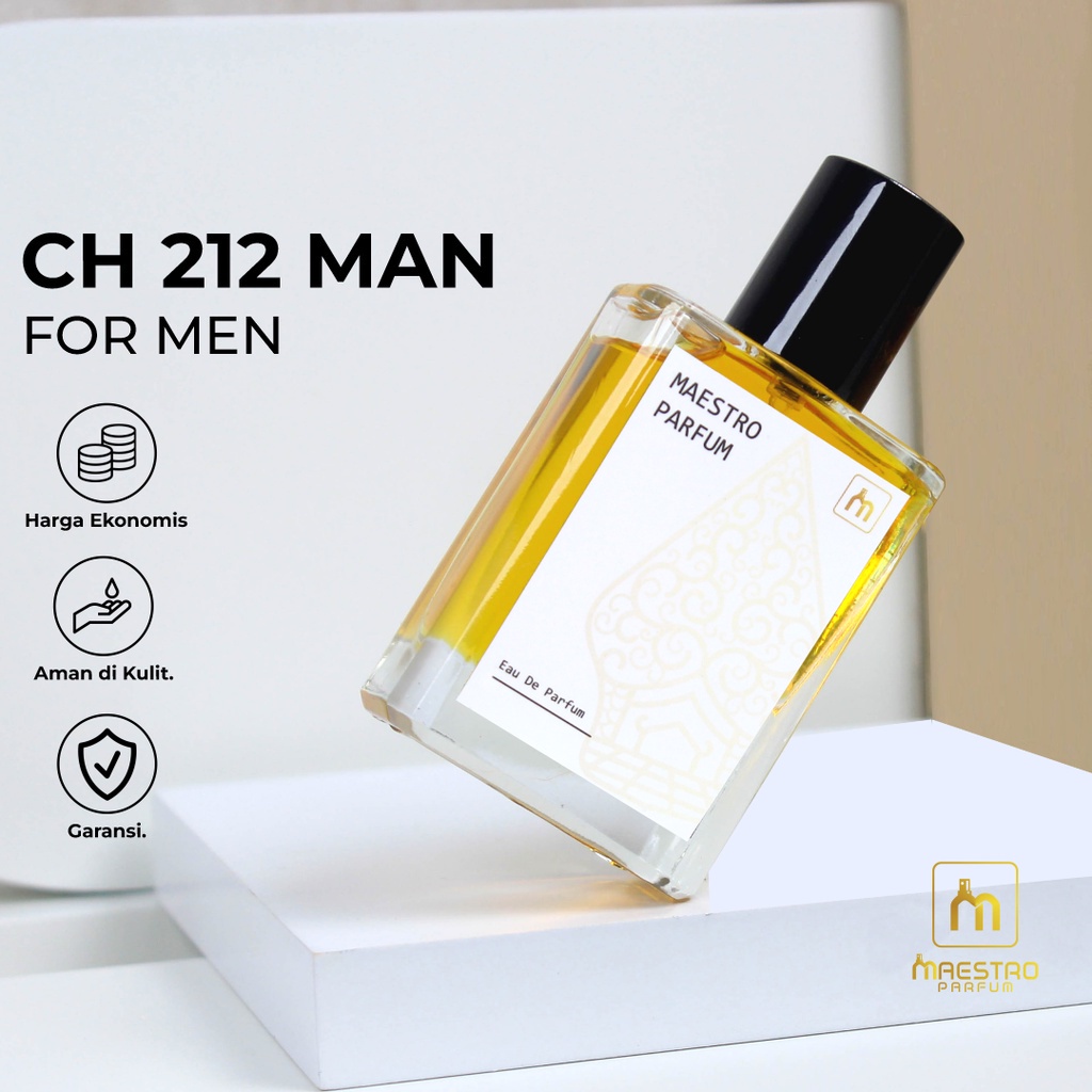 Parfum Pria 212 Man Parfum Cowok Maestro Parfum Tahan lama 24 Jam