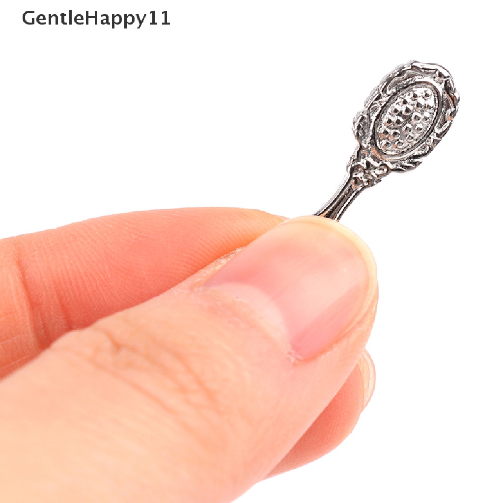 Gentlehappy 1:12cermin Rias Sisir Rumah Boneka Untuk Dekorasi Kamar Mandi Rumah Boneka Mainan Bermain Anak id