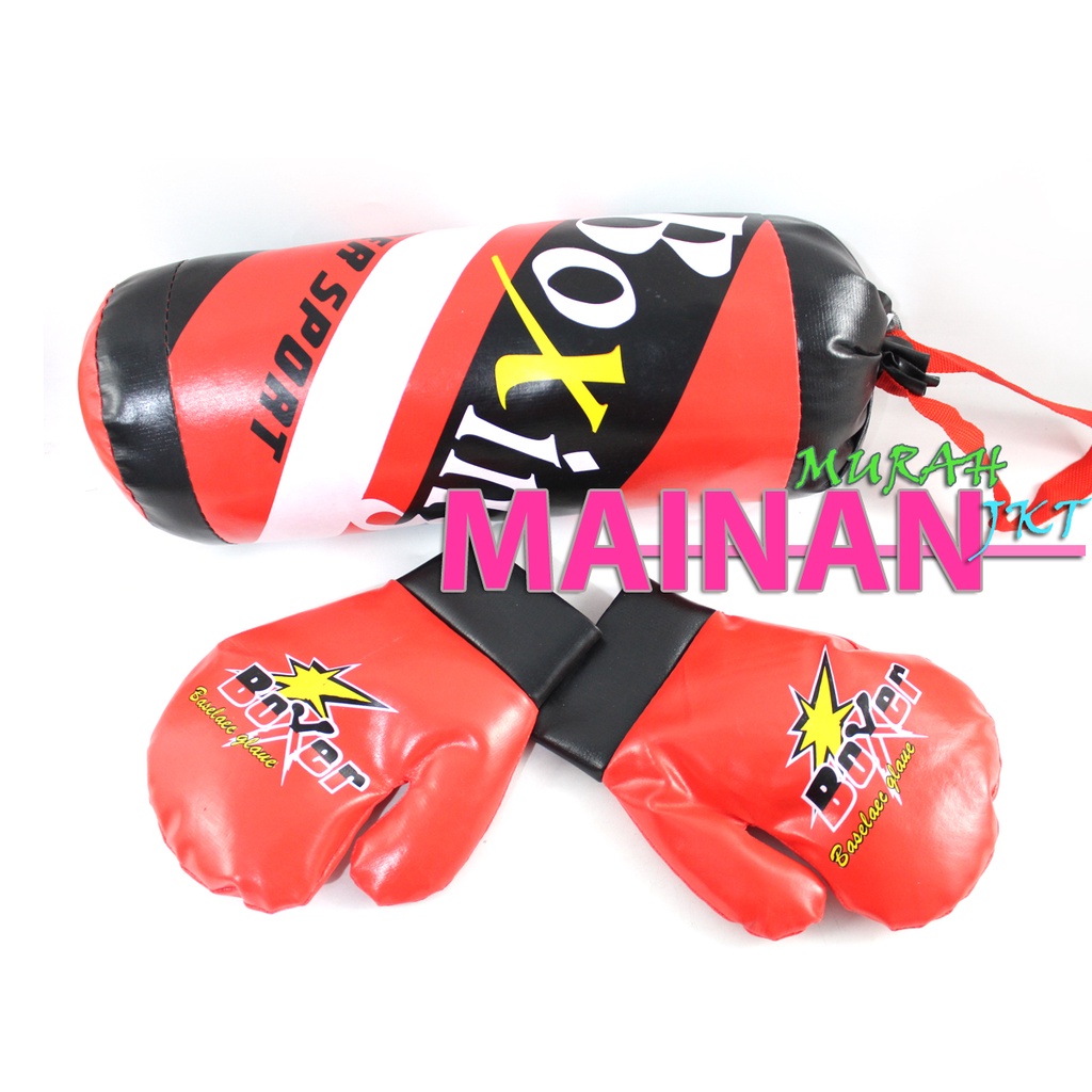 MAINANKEI MAINAN ANAK MURAH MAINAN ANAK LAKI BOXING TINJU SAMSAK SARUNG TANGAN PR17679 SAMSAK GANTUNG SAMSAK TINJU