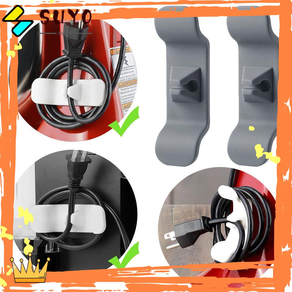 Suyo 2pack Cord Organizer Coffee Maker Air Fryer Penggulung Kabel Cord Holder Untuk Penyimpanan Peralatan Rumah Kecil Bungkus Kabel