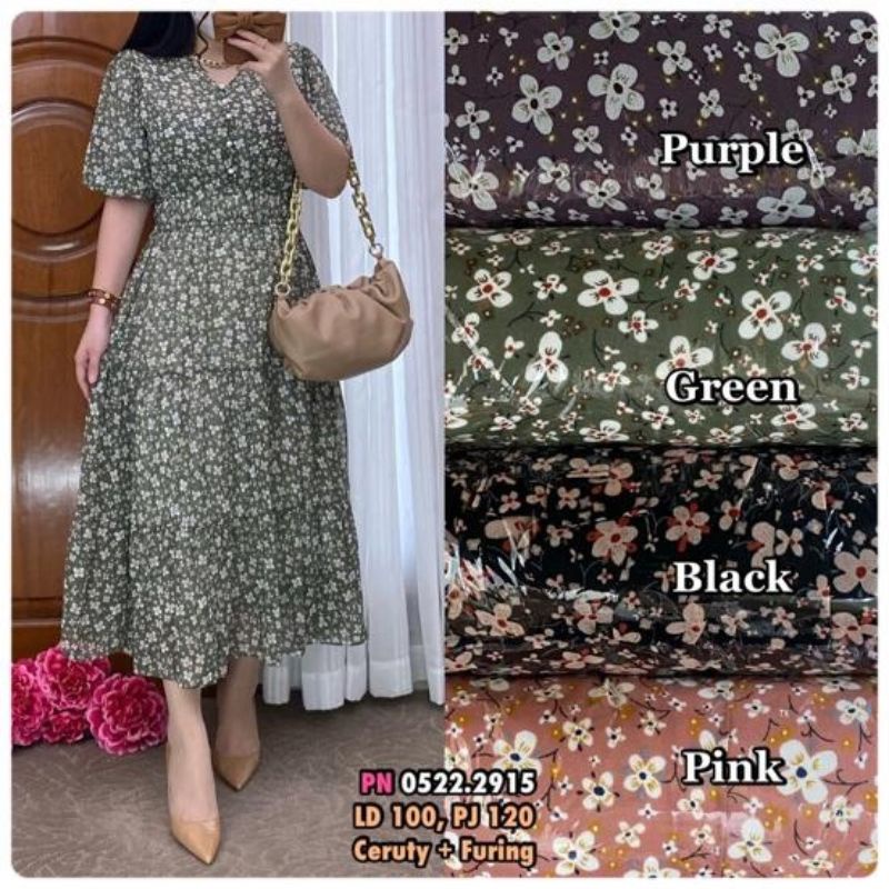 RC4 Dress tessa ceruty PN 0522 2915 Detail dipict berat 400gr