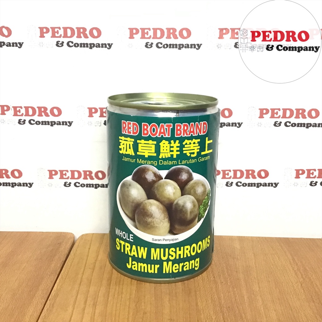 Jual Red boat whole straw mushrooms jamur merang 425 gram makanan