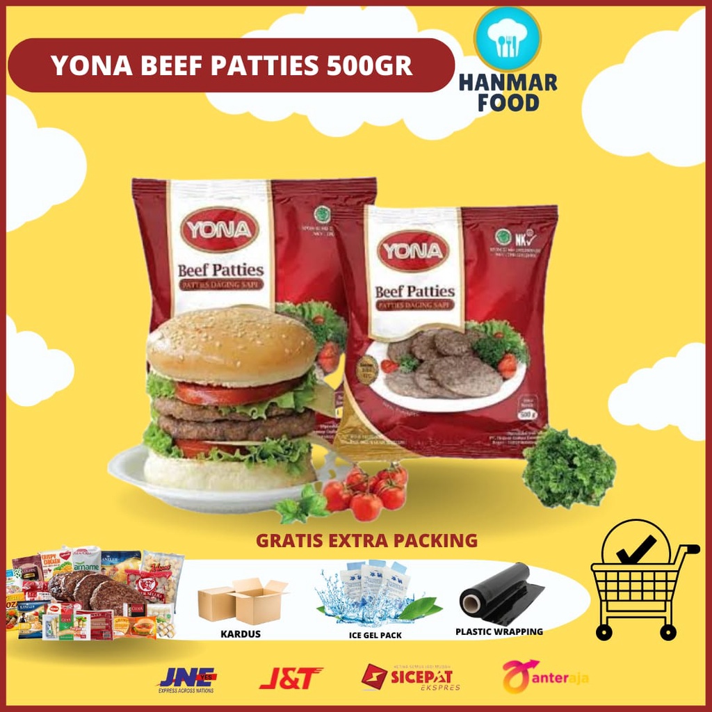 

Beef Patties Burger Yona 10 pcs