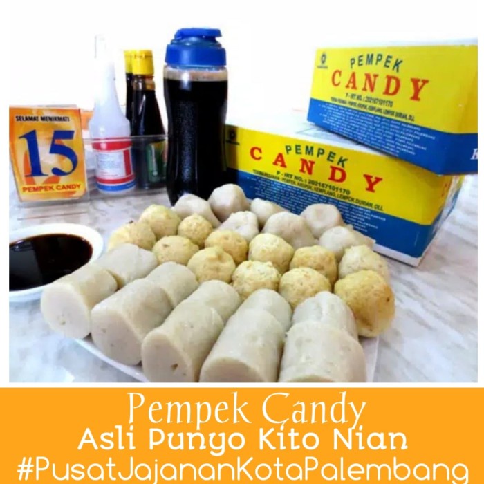 

[BISA COD] Pempek Candy Khas Asli Palembang Paket Kecil Ampera