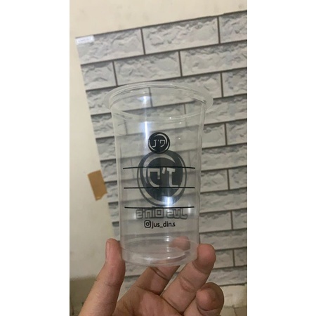 SABLON GELAS PLASTIK JENIS PP 16OZ (MERK GKI)