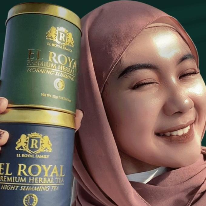 

[BISA COD] EL ROYAL Premium Herbal DETOX TEA & SLIMMING TEA TEH DIET PELANGSING