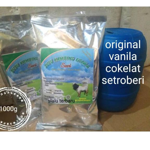 

Flash Sale Susu kambing bubuk GEADE 1 ALMUNIUM FOIL 1000g