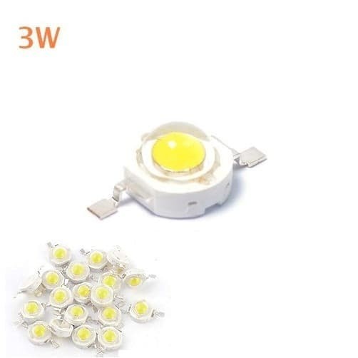 LED 3W Putih Super Bright SMD 6500-7000K 3 watt HPL Led 3 Watt - Putih